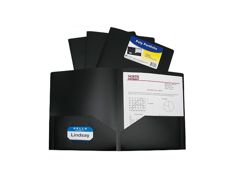 Folder Plástico Doble Bolsillo Resistente C-LINE (5592657789089)