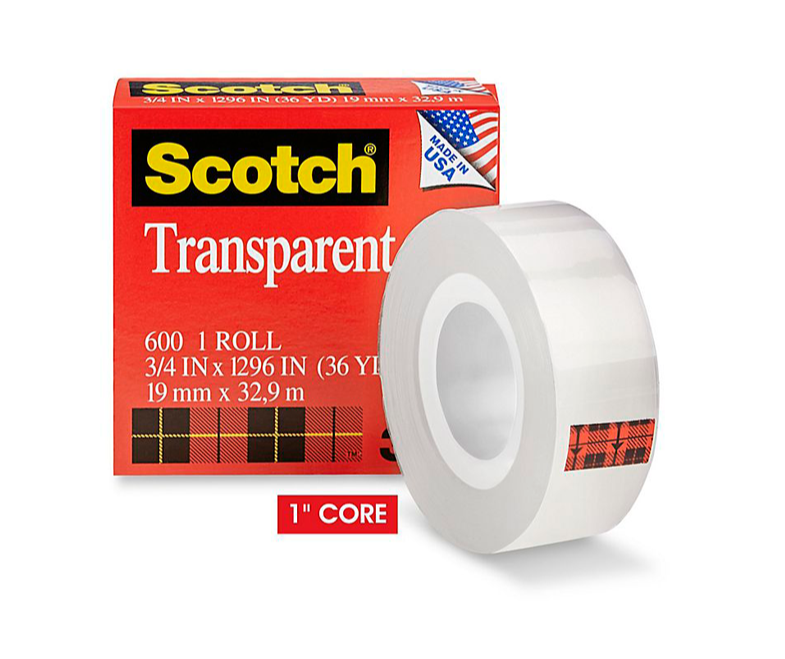 Tape 600 3/4 x 36 Scotch 3M (5592659853473)